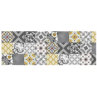 Stor Planet Croma Patch Vinyl Teppich 50x140 Cm - Multicolor - One Size