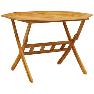 vidaXL Gartentisch Klappbar Ø110x75 cm Massivholz Akazie - Braun