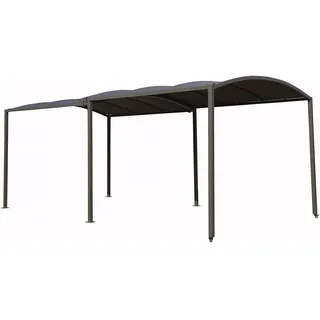habitat garten Metall-Carport 2,95 x 5,66 m Anthrazit/Grau
