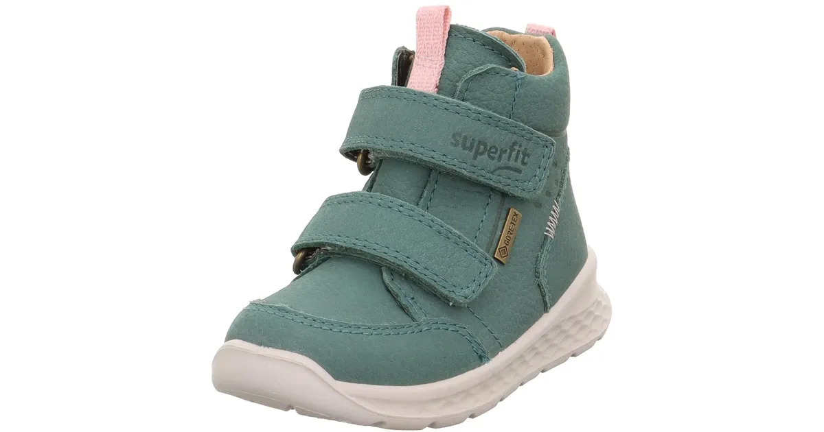 Baskets Montantes Garçon Superfit Breeze – Gore-Tex, Nubuck Souple, Semelle Léger Amorti – Parfaites Pour L'Hiver