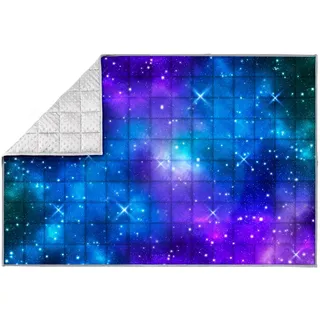 Solfres Gewichtsdecke für Kinder, 3,2 kg, 102 x 150 cm, Minky-Druck, schwere Decke, 3,2 kg für Kinder und Jugendliche, die schlafen, ultraweich und gemütlich, Sterne, sensorische Gegenstände zum