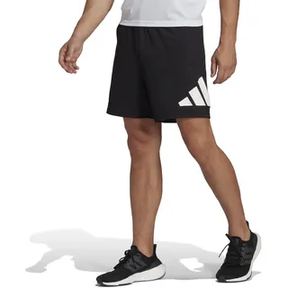 adidas Train Essentials Logo Training Shorts Black / White L 9&quot.