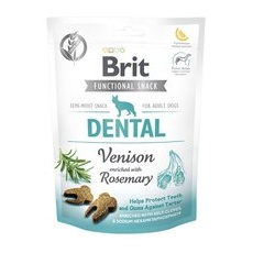 3x150g Vânat Dog Functional Dental Snack Brit Care Snackuri câini
