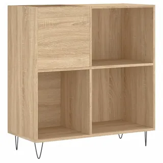 Plattenschrank Sonoma-Eiche 84,5x38x89 cm Holzwerkstoff - Braun