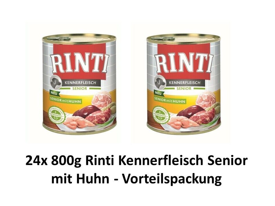 Bild von Kennerfleisch Senior Huhn 24 x 800 g