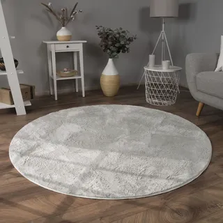 Paco Home Kunstfell Soft 380« rund 14 mm Höhe Langflor, Kuschelteppich - besonders weich, Uni-Farben