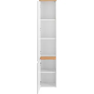 Hochschrank Badezimmerregal Hängeschrank 176cm Badezimmer Möbel Schränke Regal - Weiß