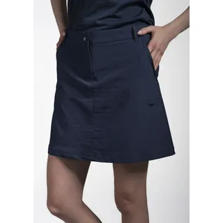 Hosenrock POLARINO, Damen, Gr. 44, blau (marine), Obermaterial: 92% Polyamid, 8% Elasthan, schmal kurz, Röcke Hosenrock, Rock und Shorts in einem, Topseller