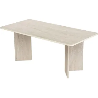 Asir Eleganter Esstisch 180 x 90 x 75 cm beige