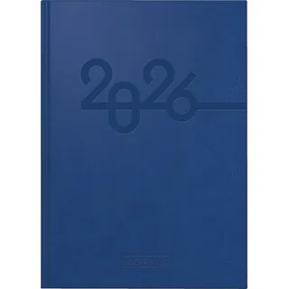 Brunnen Buchkalender Mod. 798 2026 | A5, Kunstleder, blau