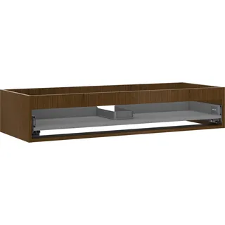 Mexen Box-A Korpus für Waschtischunterschrank 120 cm, 1 Schublade, Nuss - 91AX0-1200-235-1-86 - Braun