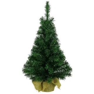 45,7 cm Mini-Weihnachtsbaum mit 43 Zweigen. Ideal zum Dekorieren Kleiner Räume, bringt Wärme und Festliche Stimmung in Ihr Zuhause. Perfekt für Jede Weihnachtsecke.