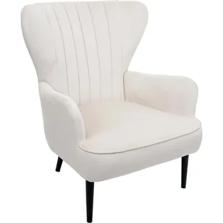 MCW Sessel, Samt (280g/m2) ~ creme-beige