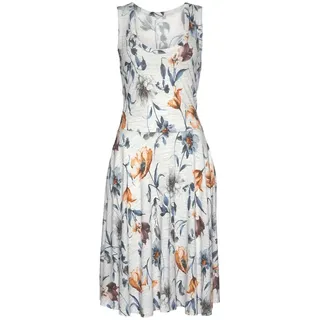 VIVANCE Jerseykleid Sommerkleid Grau 34