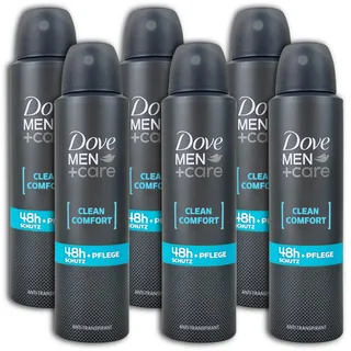 Dove Men+Care Deodorant Spray Clean Comfort 6 x 150 ml