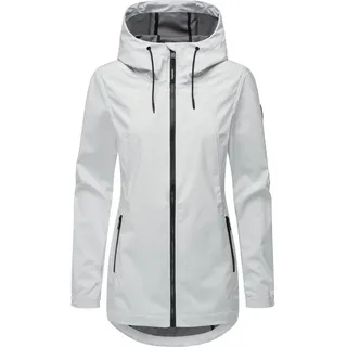 Parka RAGWEAR "Kurzmantel Zuzka Sport", Damen, Gr. M, weiß (sanftes weiß), Obermaterial: 100% Polyester PES.  Obermaterial: Futter: 100% Polyester PES., Jacken Parka