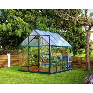 CANOPIA Hybrid Gewächshaus Alu Grün HKP 4 mm 4,5 m2
