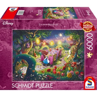 Schmidt Spiele Thomas Kinkade Disney Mad Hatter's Tea Party 6000 Teile