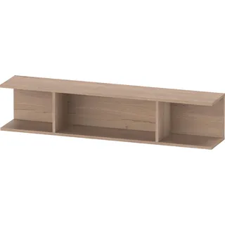 Duravit Ketho.2 Wandregal, 150x800x170mm, 3 offene Fächer, K21208055550000, Farbe: Eiche Marmoriert Dekor