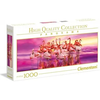 Clementoni High Quality Collection Puzzle Flamingo Tanz 1000 Teile Panorama Puzzel