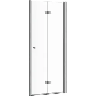 Schöner Wohnen Drehfalttür Gretia in Nische Chrom 90 cm x 200 cm DIN R