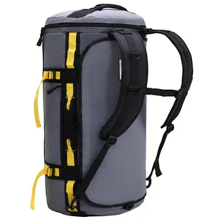 MIER Große Sporttasche Wasserabweisend Sportrucksack mit Schuhfach umwandelbar in Rucksack, Grau 60L