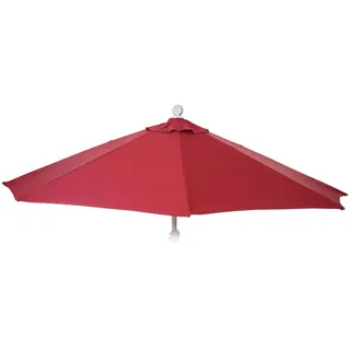 MCW Ersatz-Bezug Sonnenschirm Halbrund Bordeaux , Textil , 285x145 cm , Sonnenschutz, Sonnenschirme