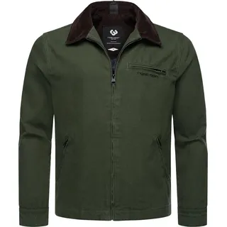 Ragwear Outdoorjacke »Übergangsjacke Cordyreo«, ohne Kapuze, stylische Herren Hemdjacke mit leichter Wattierung, grün