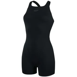Speedo Eco Endurance+ Legsuit Badeanzug | Chlorbeständig | Recyclingmaterial | Schwimm-Fitness | Training | Urlaub Black 40