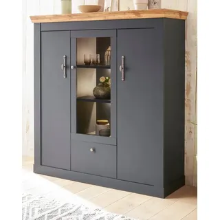 furn.design Highboard 141 x 146 cm grau