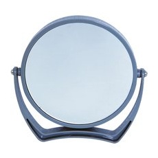 Vergrößerungs-Kosmetik-Standspiegel Grau