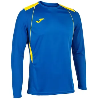Joma Herren Championship Vii Langarm-T Shirt, Königsblau Gelb, S