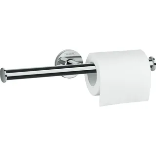 Hansgrohe Logis Universal Toilettenpapierhalter (Badzubehör für 2 Rollen, ohne Abdeckung) Chrom 41717000