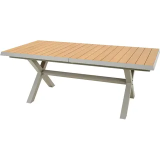 Siena Garden Gartentisch Sincro Rechteckig ausziehbar Holz Teak 100 cm x 200 cm