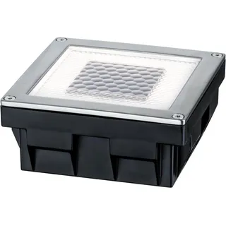 Paulmann Cube Solar-Einbauleuchte 1 Edelstahl, Klar