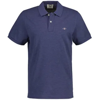 GANT Regular Shield Pique blau M