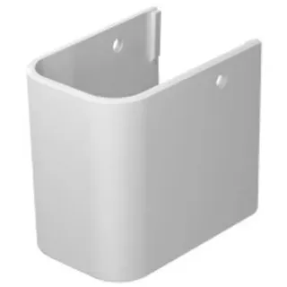 Duravit Halbsäule Happy D.2 für den Waschtisch 80, 65, 60cm, 08582800001, Farbe: Weiß mit Wondergliss