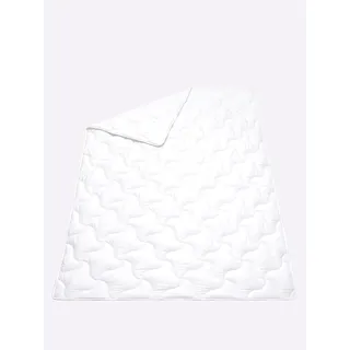 Kunstfaserbettdecke IRISETTE Gr. 3, weiß, B:155cm L:220cm, 100% Baumwolle, Bettdecken, Kunstfaserbettdecke