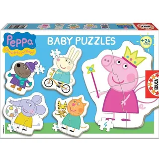 Educa - Puzzle 4in1 Baby Collection: Peppa Pig and friends - 1-39 dielov