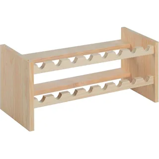 Astigarraga Merlot Weinregal 16 Flaschen  -  Braun