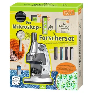 Moses Das Mikroskop-Forscherset, Silber-Schwarz