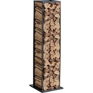 Vevor Kaminholzregal, 330 x 320 x 1120 mm, Brennholzregal für den Innenbereich, 45,4 kg Tragkraft, hohes Holzlagerregal, Feuerholzregal aus pulverbeschichtetem Stahl, für Kamin, Feuerstelle