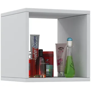 VCM »Wandregal Badregal Hängeregal Wandboard Benos«, weiß,