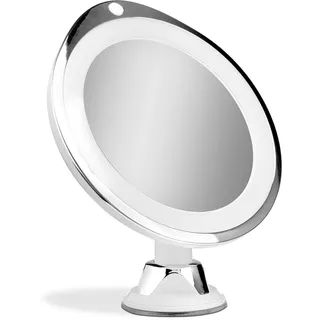 Cimi Gillian Jones Spiegel mit Saugnapf, Chrom, 7 Stück