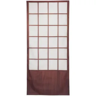 next.design Noren Japanischer Türvorhang, langes Shoji-Design