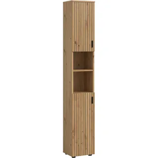 VCM Mone Hochschrank 30 x 192 x 30 cm Braun Spanplatte