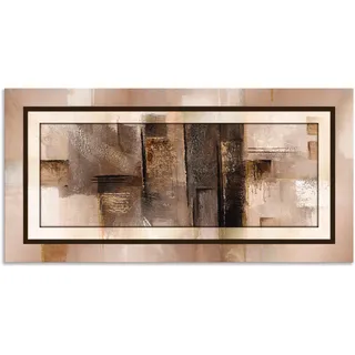 Artland Wandbild "Quadrate - abstrakt 1" Muster 1 Stk. tlg. als Alubild, Leinwandbild in verschied. Größen, farbe bild(er): goldfarben