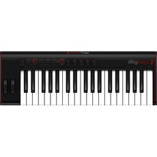 IK Multimedia iRig Keys 2 Pro (Keyboard), MIDI Controller, Schwarz, Weiss