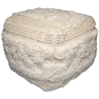 Kayoom Pouf Baumwolle 50 x 45 x 50 cm Beige