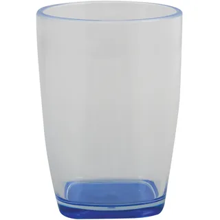 MSV 140369 Zahnputzbecher aus Kunststoff, Blau, 30 x 20 x 15 cm